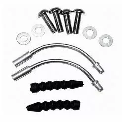 Maxxus 2 Pipes 90° Inox+2 Soufflets+Visserie Inox Pour Frein Av/Ar V-brake