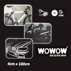 WOWOW Autocollant Réfléchissant 1M Pour Visibilité Sur Vélo -Ventes de pièces de vélo autocollant reflechissant 1m pour visibilite sur velo 3