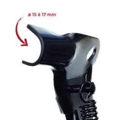 Béquille Latérale Vélo MIRAGE 12" Corps Acier Noir -Ventes de pièces de vélo bequille laterale velo mirage 12 corps acier noir 2