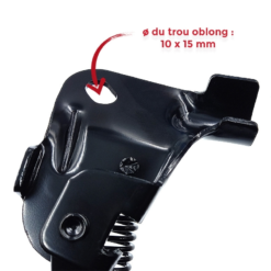 Béquille Latérale Vélo MIRAGE 12" Corps Acier Noir -Ventes de pièces de vélo bequille laterale velo mirage 12 corps acier noir 3