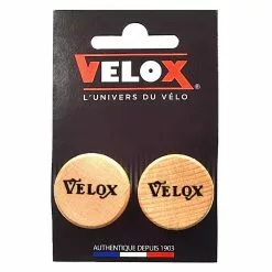 Velox Bouchon De Cintre Route à Emboiter Vintage Bois Et Liege (Paire) -Ventes de pièces de vélo bouchon de cintre route a emboiter vintage bois et liege paire 3