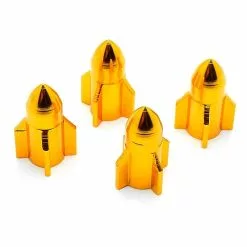 Funecobikes Bouchon De Valve Missile Doré En Aluminium - Par 4 -Ventes de pièces de vélo bouchon de valve missile dore en aluminium par 4 3