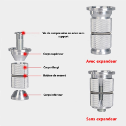 Bouchon Extension De Direction De Fourche Vélo -Ventes de pièces de vélo bouchon extension de direction de fourche velo 1 4