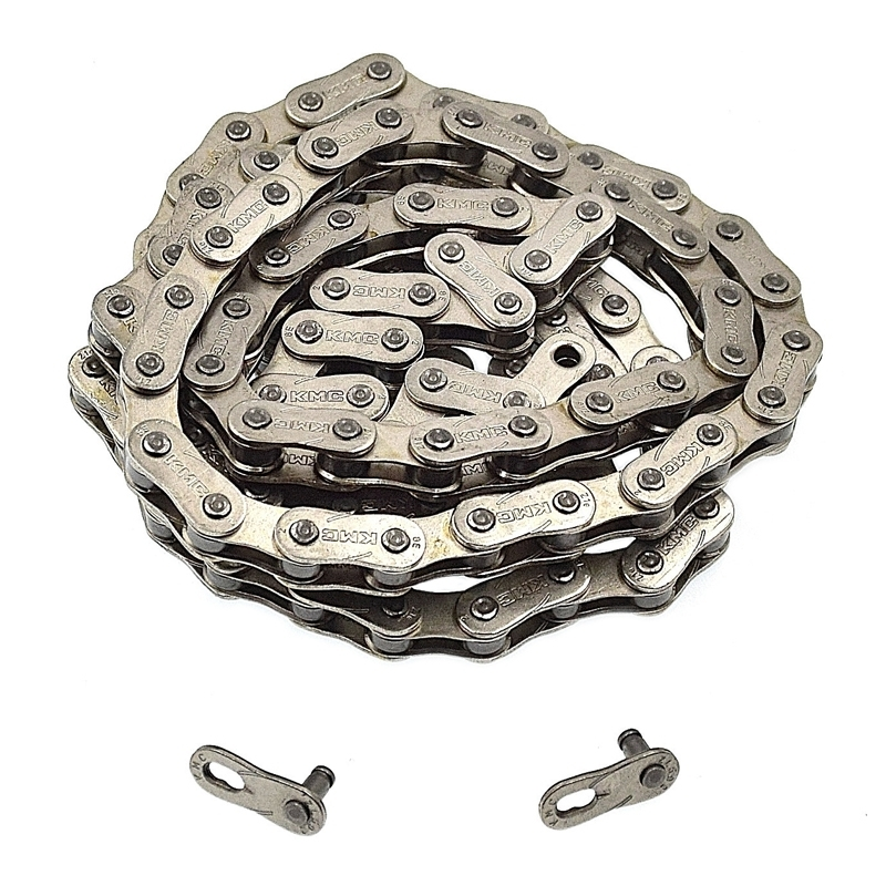 KMC Chaine Pour Vélo Mono Vitesse 1/2 X 1/8 112 Maillons 4 KMC Chaine Pour Vélo Mono Vitesse 1/2 X 1/8 112 Maillons – Image 2