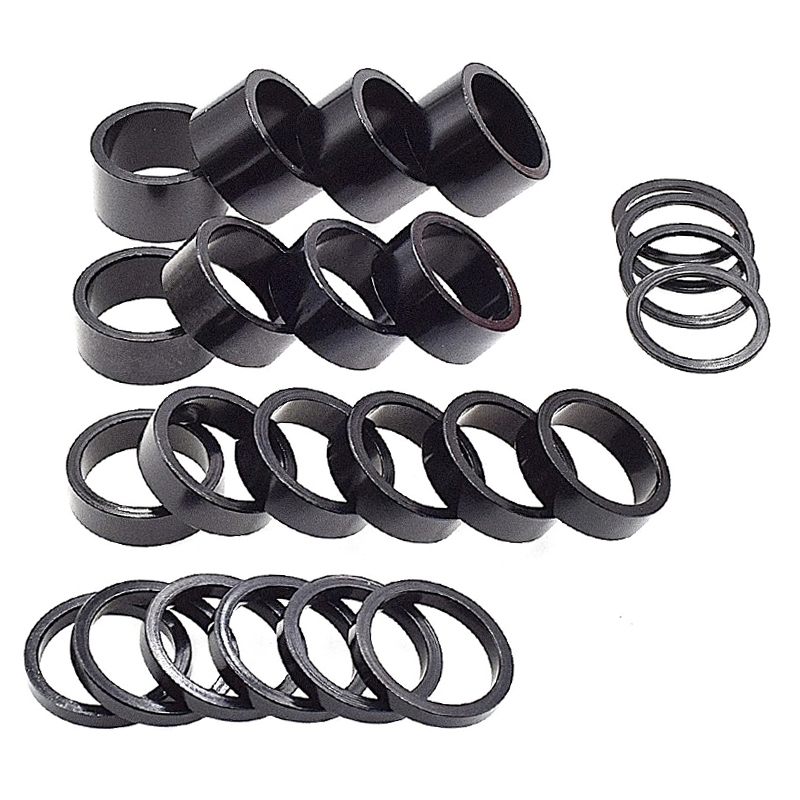 Funecobikes Coffret Entretoise Direction ALU Noir 1"1/8-28.6 Extérieur - 24 Pièces 3 Funecobikes Coffret Entretoise Direction ALU Noir 1"1/8-28.6 Extérieur - 24 Pièces