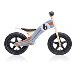Draisienne En Bois 12 Pouces Orange Et Bleue Wood Air Rebel Kidz