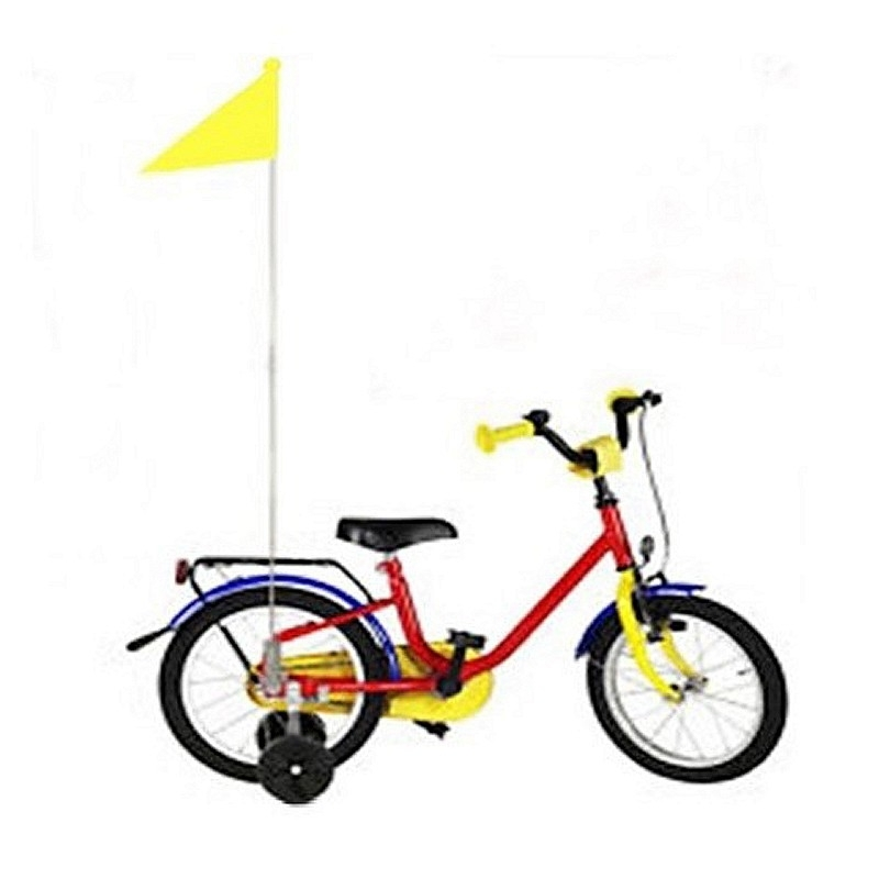 Messingschlager Drapeau Vélo Jaune Fluo 4 Messingschlager Drapeau Vélo Jaune Fluo – Image 2