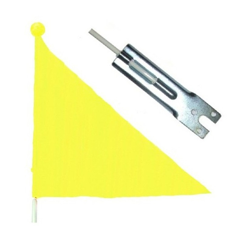 Messingschlager Drapeau Vélo Jaune Fluo 7 Messingschlager Drapeau Vélo Jaune Fluo – Image 5