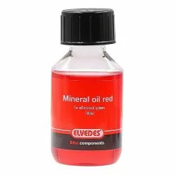 Huile Minérale Elvedes Pour Système Hydraulique 100 Ml Rouge