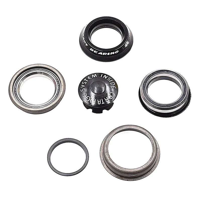 Chin Haur Jeu De Direction à Cartouche 1 1/8 Noir 4 Chin Haur Jeu De Direction à Cartouche 1 1/8 Noir – Image 2