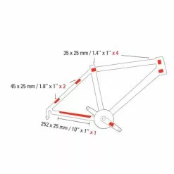 Kit De Protection De Cadre Zefal Skin Armor S