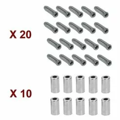 Funecobikes KIT EMBOUT De CABLE Et GAINE 4mm DERAILLEUR VELO VTT VTC VINTAGE