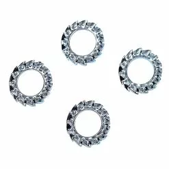 ALGI Lot De 4 Rondelles éventails M8 En Acier Inoxydable