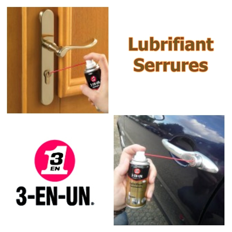 3 EN 1 Lubrifiant Serrures 100ml 3-en-un 4 3 EN 1 Lubrifiant Serrures 100ml 3-en-un – Image 2