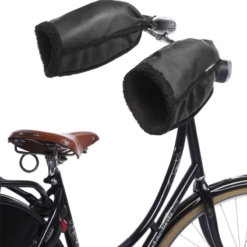 Manchons BASIL Noirs En Cuir Végétal Pour Guidon Vélo -Ventes de pièces de vélo manchons basil noirs en cuir vegetal pour guidon velo 1 2