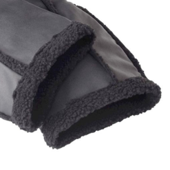 Manchons BASIL Noirs En Cuir Végétal Pour Guidon Vélo -Ventes de pièces de vélo manchons basil noirs en cuir vegetal pour guidon velo 1 5