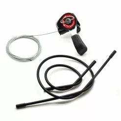 SUNRACE Manette De Dérailleur, Droite 22 Mm Jusqu'à 7V Avec Câble