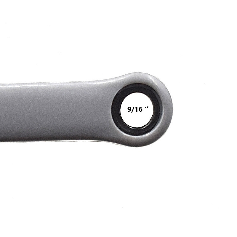 ATOO Manivelle VTT Gauche Plastifiée 170 Mm Grise 6 ATOO Manivelle VTT Gauche Plastifiée 170 Mm Grise – Image 4