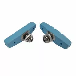 Newton Paire De Patins De Frein Bleu Ciel Pour Vélo Vintage -Ventes de pièces de vélo paire de patins de frein bleu ciel pour velo vintage 1 3