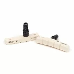 Elvedes Paire Patins De Frein V-Type 72 Mm White Compound