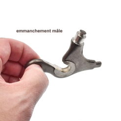 Funecobikes Paire Pattes Arrière Inox à 1 Emmanchement Mâle Pour Fabrication Vélo -Ventes de pièces de vélo paire pattes arriere inox a 1 emmanchement male pour fabrication velo 3