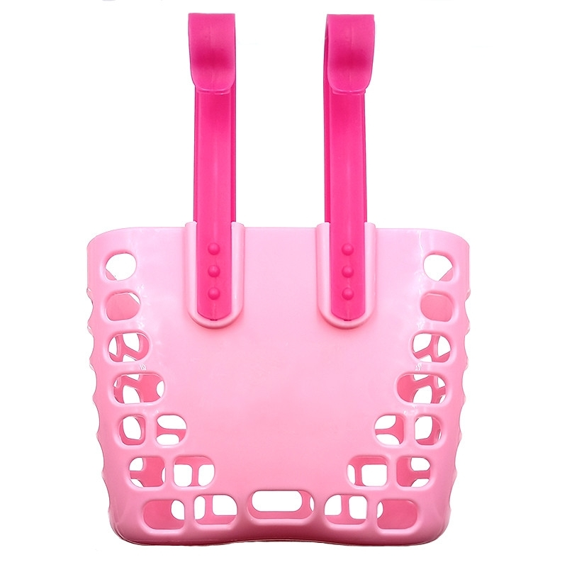 Vélo Original Panier Rose Pour Vélo De Petite Fille Avec Fixation Collier 4 Vélo Original Panier Rose Pour Vélo De Petite Fille Avec Fixation Collier – Image 2
