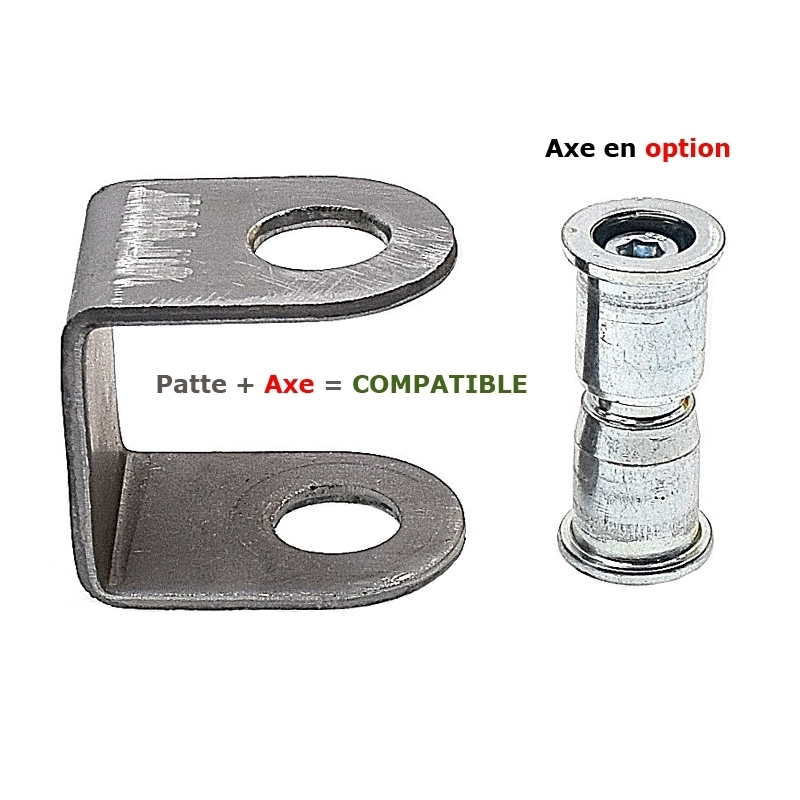 Funecobikes Patte Acier à Souder Pour Le Maintien De Fusée Pour Roue De Vélo 4 Funecobikes Patte Acier à Souder Pour Le Maintien De Fusée Pour Roue De Vélo – Image 2