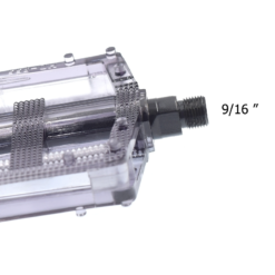 M-Wave Pédales Noir Translucide Pour Vélos BMX 9/16 -Ventes de pièces de vélo pedales noir translucide pour velos bmx 9 16 2