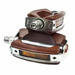 Pédales Vélo Vintage En Résine Marron City Marwi -Ventes de pièces de vélo pedales velo vintage en resine marron city marwi 3