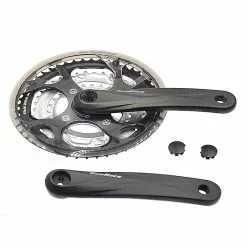 SUNRACE Pédalier 7/8 Vitesses 48-38-28 Dents Avec Cache Pédalier -Ventes de pièces de vélo pedalier 7 8 vitesses 48 38 28 dents avec cache pedalier 2