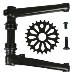 Vélo Original Pédalier BMX Samox 25T 1/2-1/8 165mm Noir. Freestyle