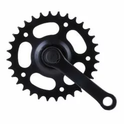 Messingschlager Pédalier Mono Plateau Pour Vélo Enfant De 12 Pouces