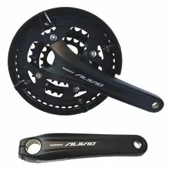 Pédalier Shimano Alivio 9 Vitesses FC-T4060 -Ventes de pièces de vélo pedalier shimano alivio 9 vitesses fc t4060 3