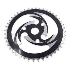 Point Plateau Pour BMX En Acier Noir/Argent -Ventes de pièces de vélo plateau pour bmx en acier noir argent 1