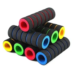 Vélo Original Poignées Mousse Avec Anneaux De Couleurs Pour Vélo