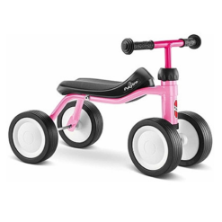 Puky Pukylino Premier Vélo Bébé 1 An Sans Pédales Stable Coloris Rose