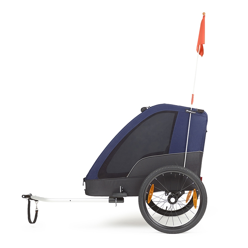 POLISPORT Remorque Vélo Enfant 2 Places Pliable Avec Suspension Et Amortisseurs 5 POLISPORT Remorque Vélo Enfant 2 Places Pliable Avec Suspension Et Amortisseurs – Image 3