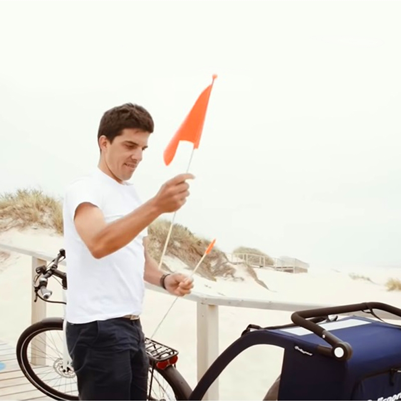 POLISPORT Remorque Vélo Enfant 2 Places Pliable Avec Suspension Et Amortisseurs 7 POLISPORT Remorque Vélo Enfant 2 Places Pliable Avec Suspension Et Amortisseurs – Image 5