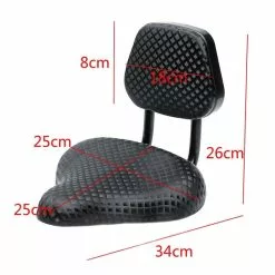 Vélo Original Selle Confortable Avec Dossier Pour Vélo Et Tricycle -Ventes de pièces de vélo selle confortable avec dossier pour velo et tricycle 3