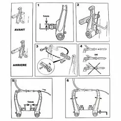 Maxxus Set De Freins V-Brake Aluminium -Ventes de pièces de vélo set de freins v brake aluminium 2
