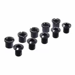 Vis Cheminée Noires Pour Pédalier Double Plateau - Par 5 Newton