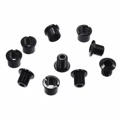 Vis Cheminée Noires Pour Pédalier Double Plateau - Par 5 Newton -Ventes de pièces de vélo vis cheminee noires pour pedalier double plateau par 5 newton 3