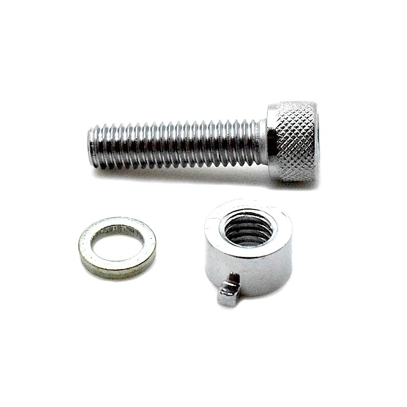 Funecobikes Vis De Serrage De Selle M5 Chromée, Longue 3 Funecobikes Vis De Serrage De Selle M5 Chromée, Longue